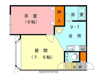 ノーシスA棟【203号室】の間取り