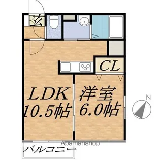 リアン213【3階】の間取り