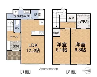 VITA RICCA【B2号室】の間取り