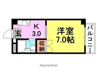 ピュア南塚口【402号室】の間取り