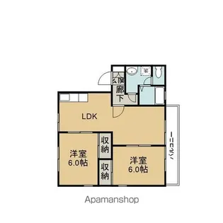 サニーホームズ【1階】の間取り