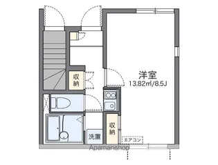 レオネクストココグランデ十条【1階】の間取り