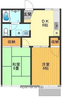 メゾン小山Ⅲ【102号室号室】の間取り