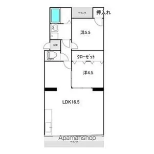 ハイツエクセル【2階】の間取り