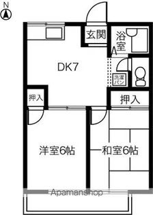 COSMO HOUSE A【2階】の間取り