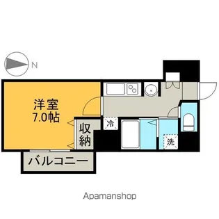 レジデンス名古屋千代田【604号室】の間取り