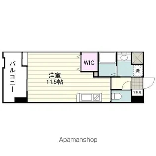 ネオアクシス西千石町【1002号室】の間取り