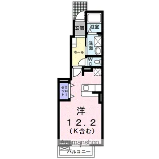 リュミエール・アソシエ【1階】の間取り