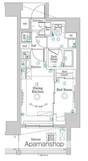 ラフィスタ中野本町【8階】の間取り