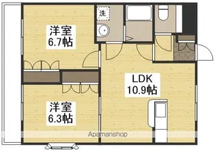 コートモデリア【2階】の間取り