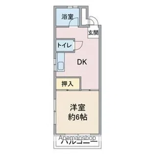 サンライズⅡ【2階】の間取り