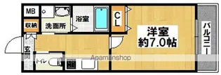 クローバー・グランデ長居公園【7階】の間取り
