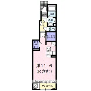 エレガンシアゼファーⅠ【1階】の間取り