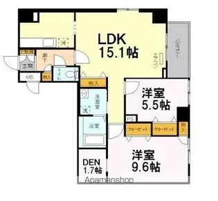 EXCEL KEIWA【9階】の間取り