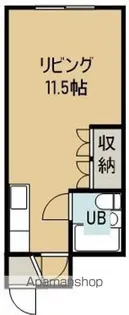 見晴ハイツ【202号室】の間取り