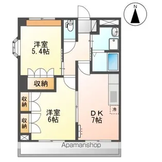 CENTURY椿A【2階】の間取り