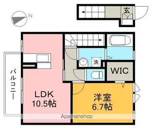 エクセル21【2階】の間取り
