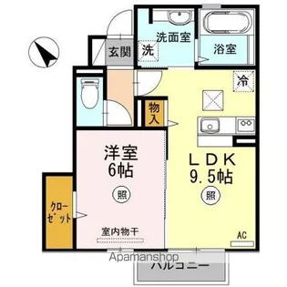 フルハウスオオツカ【103号室】の間取り
