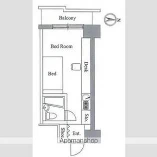 アレックス日乃本【6階】の間取り