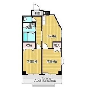 ロイヤルマンションHAMADA【3階】の間取り