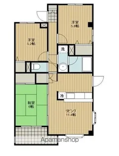 メゾン・ド・プルミエール【107号室】の間取り