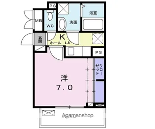 ジャスミン B【2階】の間取り