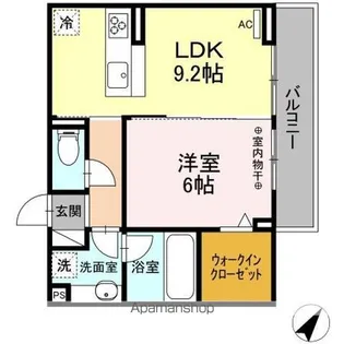 D crest馬渕【2階】の間取り