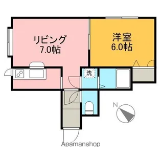 フォレスト西町【2階】の間取り