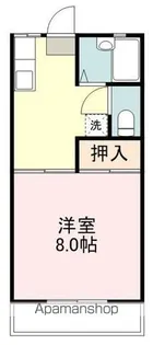クレセントハウス米ヶ袋【2階】の間取り