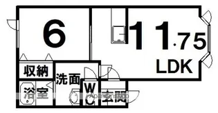 FIOREⅡ【203号室】の間取り