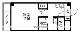 ハイツ草薙「ハイツクサナギ」【2階】の間取り
