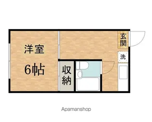 リバーサイドドリアン【1階】の間取り