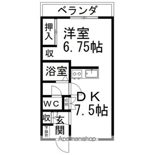 文京ハイツⅠ【3階】の間取り
