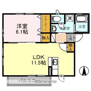 パル上野【1階】の間取り