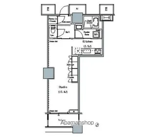 THE TOKYO TOWERS MIDTOWER【5階】の間取り