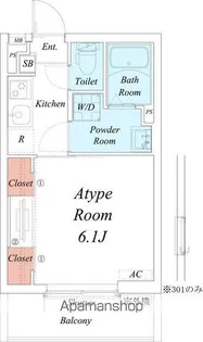 リブリ・津田沼Ⅱ【1階】の間取り