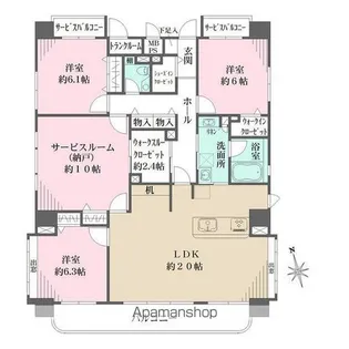 大幸マンション【3階】の間取り