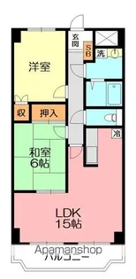 カサグランデ湘南【3階】の間取り