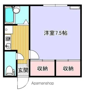 エクレール【203号室】の間取り