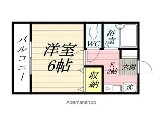 セジュール・ヒロ【102号室】の間取り