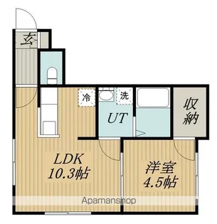 サンテラスCASAⅡ【3階】の間取り