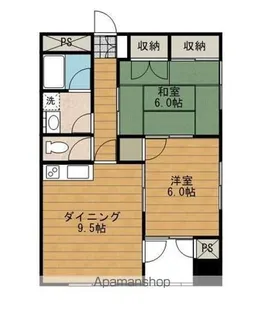 アルファーコート【1階】の間取り