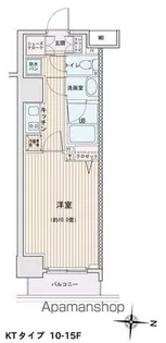エスティメゾン錦糸町Ⅱ【13階】の間取り