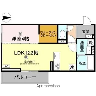 「D-ROOM山上」【1階】の間取り