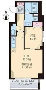 レコルトヴィル高円寺【3階】の間取り