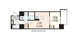 MAYFAIR田町PREMIUM【4階】の間取り