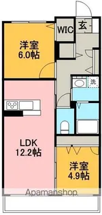 ベレオ一ツ橋【3階】の間取り