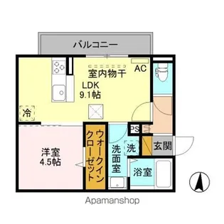 アルメリア【1階】の間取り
