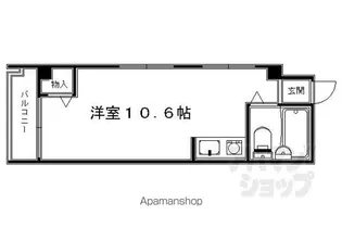 つづれコーポ【503号室】の間取り