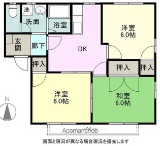 フレグランスTOGETHER【A201号室】の間取り